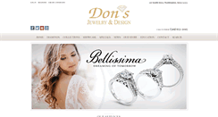 Desktop Screenshot of donsjewelryanddesign.com